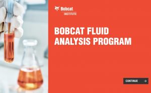 Neues E-Learning-Modul – Bobcat Betriebsstoffanalyseprogramm